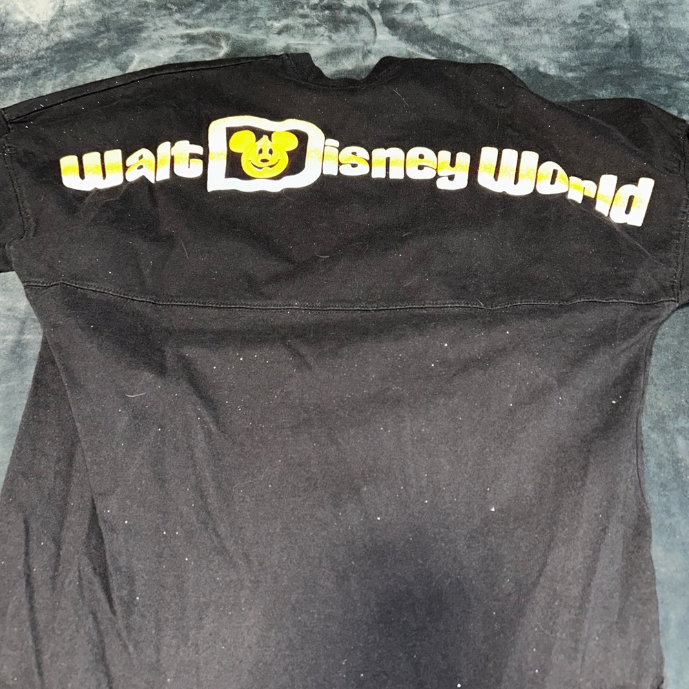 2019 Walt Disney World Spirt Jersey Halloween Candy Corn Black Glitter Size M